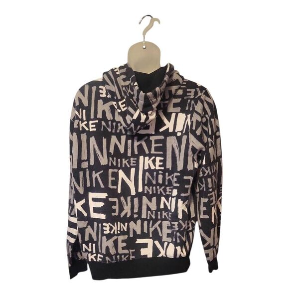 Nike Pull Over Hoodie Sweatshirt w/all over Print Men's Size Medium - Picture 3 of 6